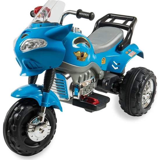 Aliş Akülü Dev Çocuk Motor - Mavi