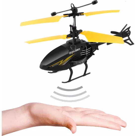 Bibizde Sensörlü Kumandalı Uçan Helikopter Şarjlı Mini Drone