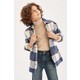 DeFacto Erkek Çocuk Oversize Flanel Uzun Kollu Gömlek Y9159A623SP