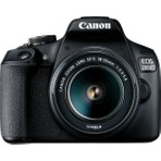 Canon 2000D 6000 x 4000 Fotoğraf Çözünürlüğü 18-55 mm Lens ile Siyah Dijital SLR Fotoğraf Makinesi