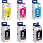 Epson 103 Ecotank L3210 Uyumlu Dört Renk +2 Siyah Mürekkep Takımı