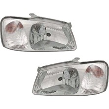 ITH Hyundai Accent Sağ-Sol Takım Far Lambası Milenyum Kasa 2000-2002