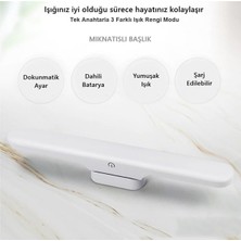 Cata Şarjlı Martı Ledli Aplik 3 Renk Ct 3200K 4000K 6400K CT-5249
