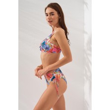 Pierre Cardin Rhode Bantlı Toparlayıcı Bikini Garden 231237-D