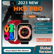 Ar&Be Tech Watch 8 Hk9 Pro 2,02" Super Amoled Ekran Yeni Sürüm 45MM Akıllı Saat