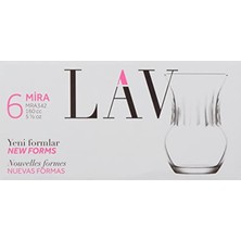 Lav Mira 6'lı Çay Bardağı