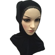 Düz Hicab Eşarp Moda Müslüman Vual Kafası Kadın Şal Sarves Bandana (Yurt Dışından)