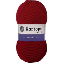 Kartopu Yeni Ak Soft K114 5 Adet Koyu Kırmızı