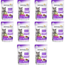 Salmon Strerilised Pounch Somonlu Kısırlaştırılmış Kediler Için Pounch 85 gr 10'lu Paket