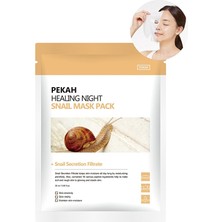 PEKAH 16 Peptit Ve Snail Müsini İçeren Healing Snail Yüz Maskesi