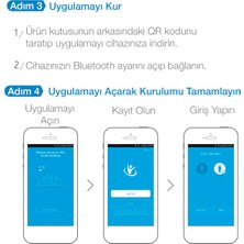 Teknoexpress Bluetoothlu LCD Ekran Akıllı Tartı Yağ-Su-Kas-Kalori Ölçümü-Vücut Analiz Ios-Androıd Uyumlu Baskül