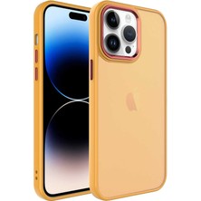 Ekolaks Apple iPhone 14 Pro Max Kılıf Buzlu Transparan Kamera Korumalı Sert Pc May Kapak