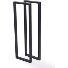 Tolia Home Metal Bar Masası Dresuar Konsol Çok Amaçlı Masa Ayağı 2 Adet Ayak 87 cm Mobilya Ayağı