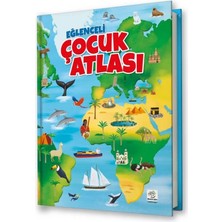 Eğlenceli Çocuk Atlası (Dev Boy, Karton Kapak, Renkli, Eğlenceli, Eğitici)