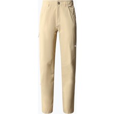 The North Face Kadın Outdoor Pantolon - Açık Kahverengi Esnek Kumaş ile Doğa Yürüyüşleri İçin Uygun