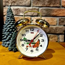 Keyfim Shop Nostaljik Horozlu Kurmalı Çalar Saat