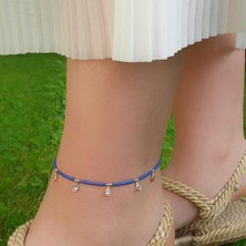 Pier Gümüş Lacivert Gümüş Halhal