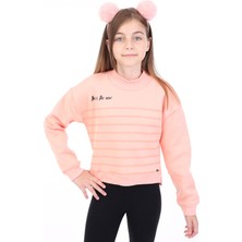 Toontoy Kids Kız Çocuk Baskılı Sweatshirt