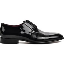 Pierre Loti 9642 Siyah Rugan Içi Dışı Hakiki Deri Erkek Klasik Ayakkabı