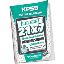 Yönerge Yayınları Yönerge 2023 KPSS Eğitim Bilimleri Öğretim Ilke ve Yöntemleri 21 x 7 Deneme Çözümlü