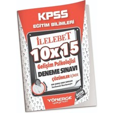 Yönerge Yayınları Yönerge 2023 KPSS Eğitim Bilimleri Gelişim Psikolojisi 10 x 15 Deneme Çözümlü