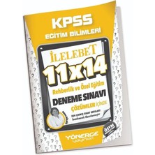 Yönerge Yayınları Yönerge 2023 KPSS Eğitim Bilimleri Rehberlik ve Özel Eğitim 11 x 14 Deneme Çözümlü