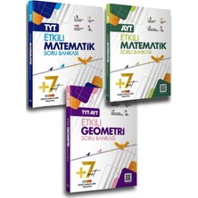 Etkili Matematik Yayınları Etkili Matematik YKS TYT AYT Matematik+Geometri Soru Bankası 3 Lü Set