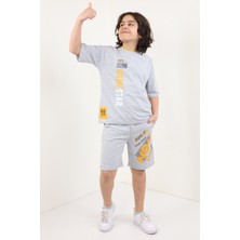 Toontoy Kids Toontoy Erkek Çocuk Baskılı Şortlu Takım