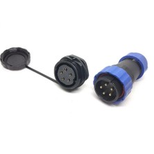Motorobit SD28 5 Pin 28MM Su Geçirmez Konnektör Takımı - Panel Tipi