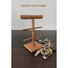 K&G Foot Rest Takı Standı Ahşap Takı Askısı 25 cm Takı Organizer Kolye Askısı Saat Takı Düzenleyici