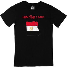 Land That I Love Mısır Siyah Tişört