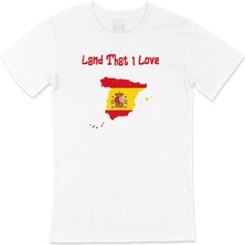 Land That I Love Ispanya Beyaz Tişört