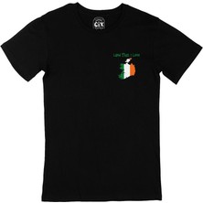 Land That I Love Irlanda Cep Tasarım Baskılı Siyah Tişört
