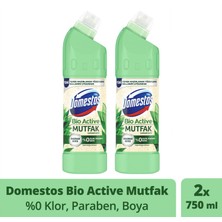 Domestos Çamaşır Suyu Bio Active Mutfak Maksimum Hijyen 750 ml x 2 Adet