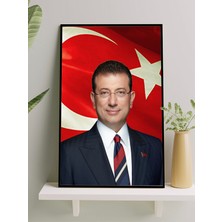 Postermanya Ekrem Imamoğlu Çerçeveli Tablo, Chp Çerçeveli Tablo, Cumhuriyet Halk Partisi Tablo