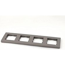 Viko Novella Antrasit Dörtlü Çerçeve