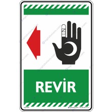 İsg Tabelam 25x35cm/Etiket/ Revir Sol Ok