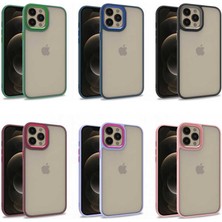 Canpay Apple iPhone 12 Pro Max Kılıf Case, Kamera Lens Korumalı Elektroplatin Kaplama Sert Pc Koruyucu Colourful Platinum Serisi