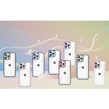 Canpay Apple iPhone 14 Pro Kılıf Case, Kamera Lens Korumalı Elektroplatin Kaplama Sert Pc Koruyucu Colourful Platinum Serisi