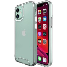 Apple iPhone 12 Kılıf Koruyucu Clear Guard Serisi Gard Kapak Şeffaf