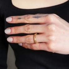 Adil İdil Kuyumculuk Taşlı Işlemeli Yüzük