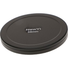 Yeajion 58MM Kamera Lens Filtre Depolama Cap Kılıf Metal Koruma Kutusu Kapak Siyah (Yurt Dışından)