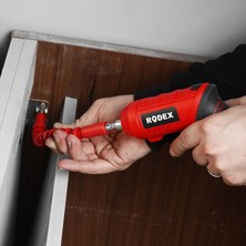 Badem10 Rodex RDX3085 Akülü Vidalama Şarjlı Tornavida Vidalama Ucu Seti+Izeltaş-Klytek Matkap Bits Uç Düz Yıldız Torx (25 Parça)