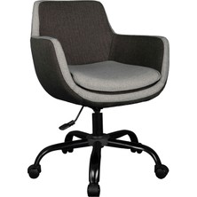 Bürocci Comfort Metal Ayaklı Çalışma Koltuğu- Gri KUMAŞ-2244T1110