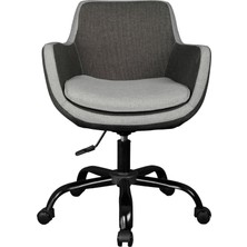 Bürocci Comfort Metal Ayaklı Çalışma Koltuğu- Gri KUMAŞ-2244T1110