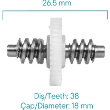 Alpha Auto Part  Volvo S40,S60, Için Yan Ayna Motor Tamir Dişlisi(38 Diş)