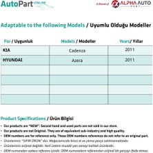 Alpha Auto Part Kia Cadenza Için Perde Plastik Dişlisi