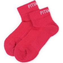 Premium Performance quarter Unisex Spor çorap pembe