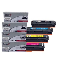 Toner Grup Tonegrup 207A-W2210-M283-M255 Chipli 4 Rebk Set Muadil Toner 1500 Baskı