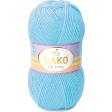 Nako Elit Baby Tüylenmeyen Bebek Ipi Anti Pilling 5 Adet 06723 Gök Mavisi